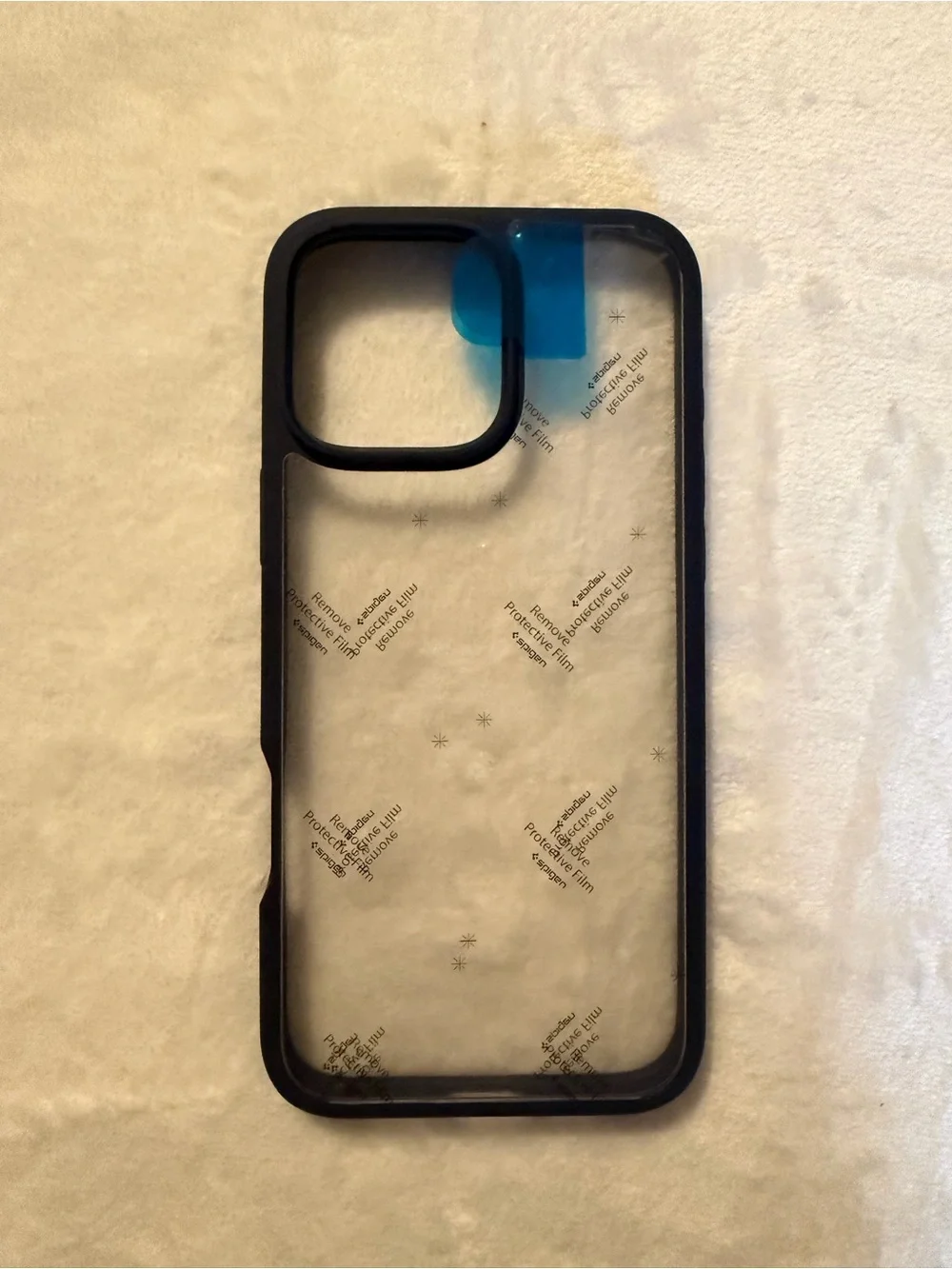 Spigen Clear Black Bumper Case for iPhone 16 Pro Max 6.9